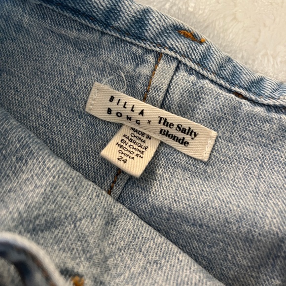 Billabong x The Salty Blonde Denim Mini Skirt - Picture 3 of 3